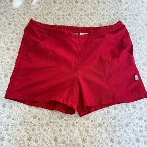 Nike Women's Red Athletic Shorts